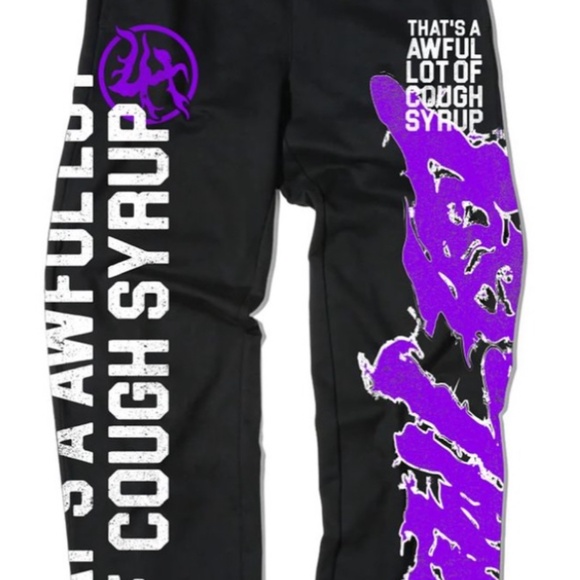 Awful Lot Of Cough Syrup Hoodie & Sweatpants | ALOCS x Lost Hills Large - Picture 10 of 14